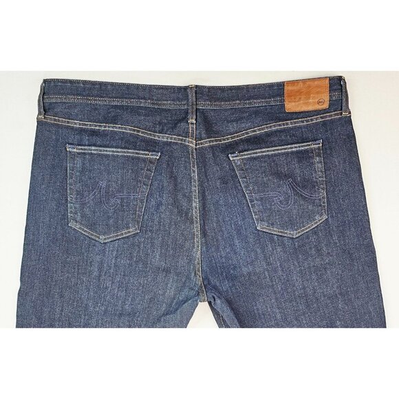 AG Adriano Goldschmied Size 42X30 Men The Graduate Tailored Leg Blue Denim Jeans - Picture 8 of 11